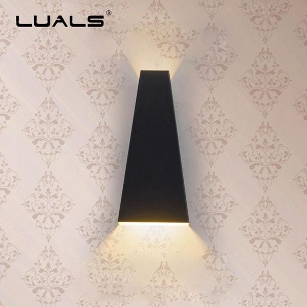 

wall lamp indoor outdoor waterproof simple modern light aluminum geometric shape led lights for home art deco lighting
