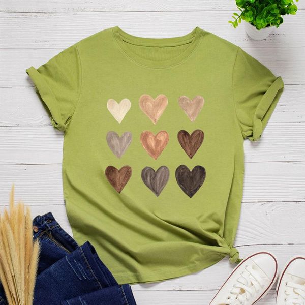

women's t-shirt casual graphic tees for women short-sleeved cotton summer solid female girls streetwear tee-shirts, White