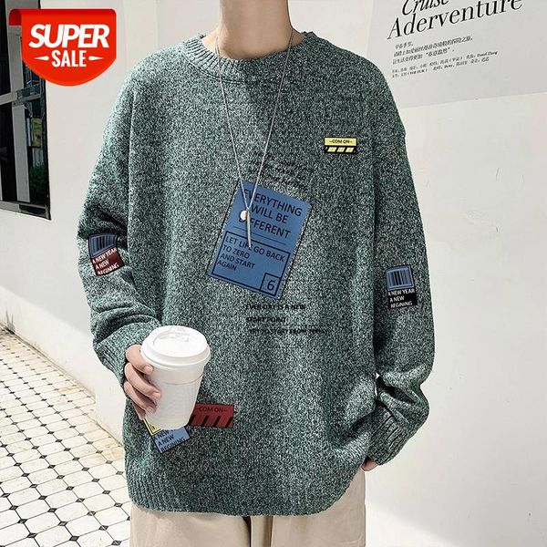 

graffiti knitted pullover sweaters streetwear hip hop casual long sleeve turtleneck knitwear jumper sweater men #043s, Black