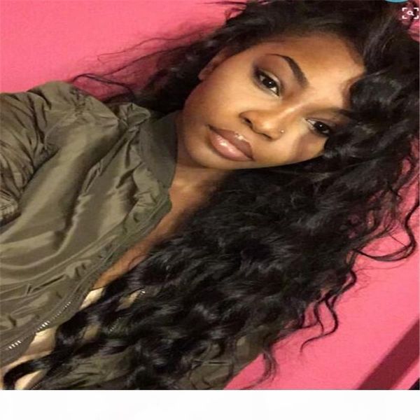 

curly full lace human hair wigs for black women wet wavy brazilian front lace wigs glueless lace front human hair wigs, Black;brown