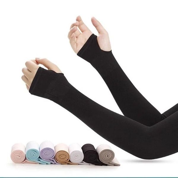 

2pcs arm sleeves warmers sports sleeve sun uv protection hand cover cooling warmer running fishing cycling ski mangas para brazo, Black;gray