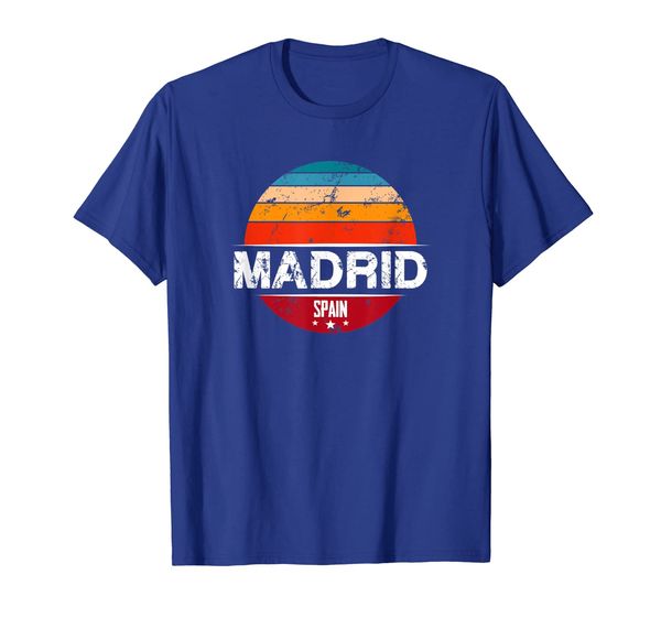 

vintage madrid t-shirt - spain souvenir t shirt, White;black