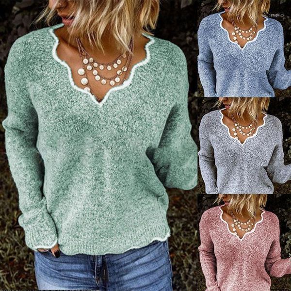 

plus size loose women's sweater knitted pullover 2021 autumn and winter fashion1, White;black
