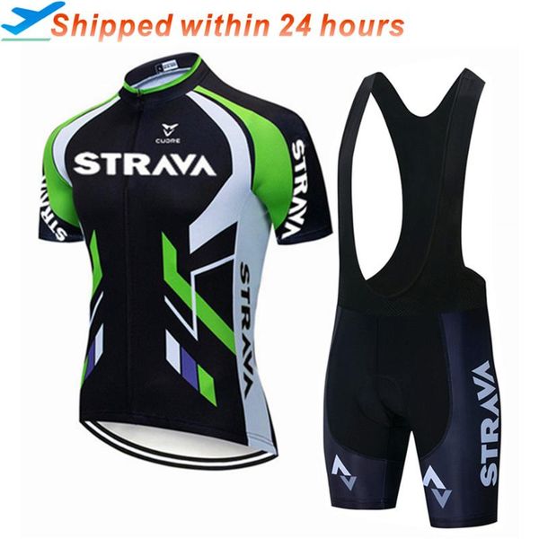 

racing sets 2021 strava cycling clothing mtb bike jersey set ropa ciclista hombre bicycle clothes, Black;blue