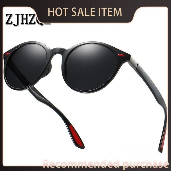 

zjhzqz orkoe protection womens classic brand legs polarized sunglasses tr90 gafas mens lighter oval frame retro uv400 design rivet irxmc, White;black