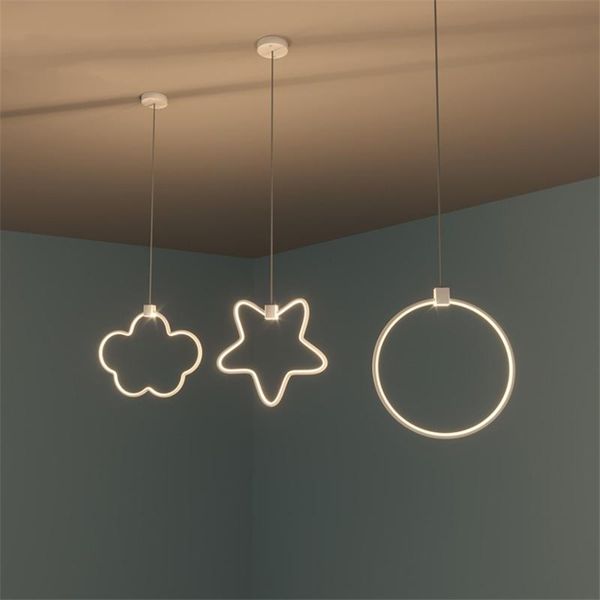 

pendant lamps nordic clouds stars restaurant small lamp children's bedside bedroom bar hanging dining room corridor light
