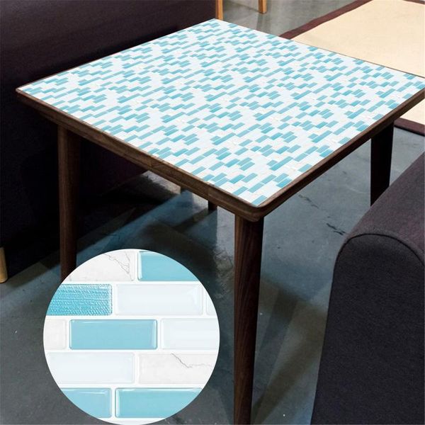 

window stickers 10pc mosaic self adhesive tile 3d sticker kitchen bathroom crystal wall home waterproof diy decoration