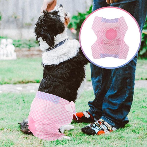 

dog apparel 12pcs super absorbent pet diapers disposable with tail hole