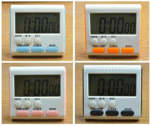 Timer strumento magnetico grande LCD timer da cucina orologio allarme cucina conto alla rovescia digitale