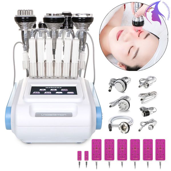 

8 in 1 body slimming ultrasonic cavitation vacuum rf radio frequency body slim pn led machine