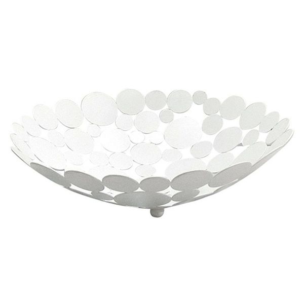 

dishes & plates snack storage metal basket decoration plate fruit tray simple iron art container in kitchen nordic stainless steel creative