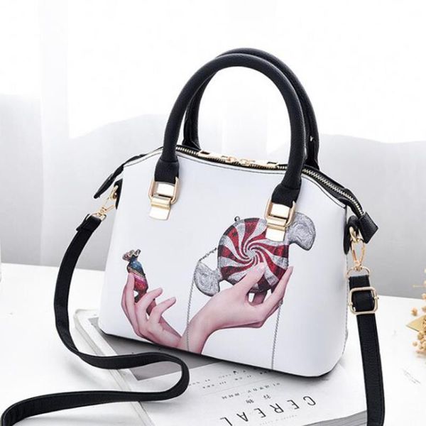 

women new sac ladies handbag handbags fashion bag messenger women bag assez totes print leather crossbody pouch bolsas ermnv