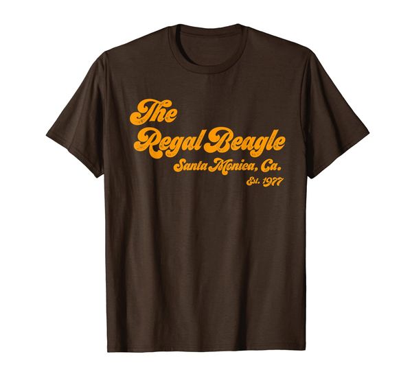 

funny the regal beagle company sitcom 70s 80s threes t-shirt, White;black