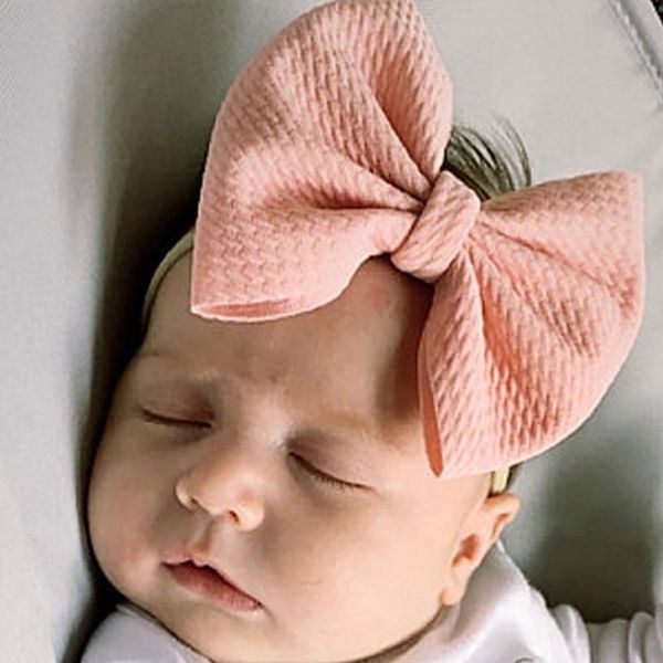 

hair accessories simple bowknot children's band for girls babys jewelry kids cute solid color headbands headwear, Slivery;white