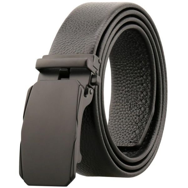 

belts metal automatic buckle business affairs casual fashion men belt luxury designer, Black;brown