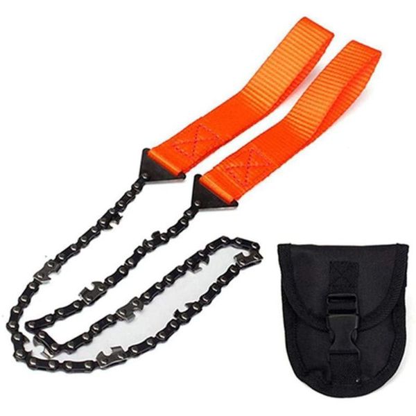 

hand tools pocket chainsaw - 24 inch 11 teeth folding long | emergency outdoor survival tool for camping hunting gadget saw
