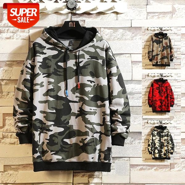 

camouflage hoodies men fashion hooded jacket camo hoody hip autumn winter military hoodie mens clothing #jv6b, Black