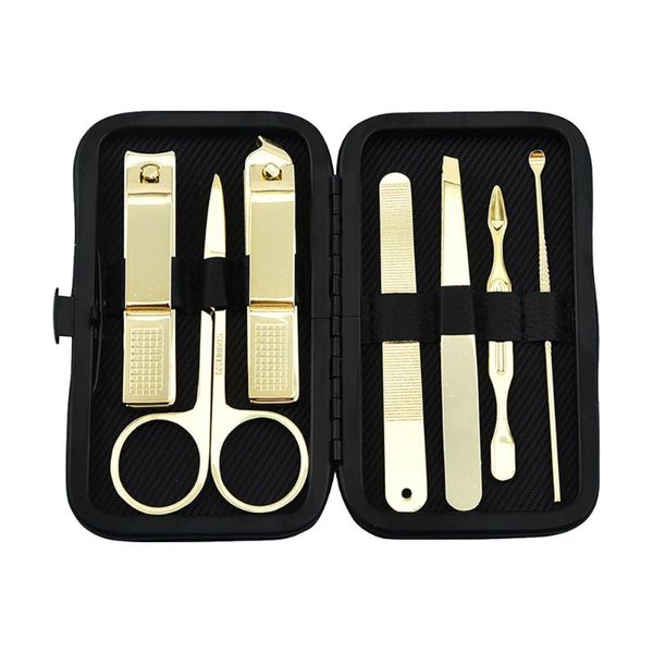 

nail art kits 1 set stainless steel trimmer file ear spoon clip manicure tool