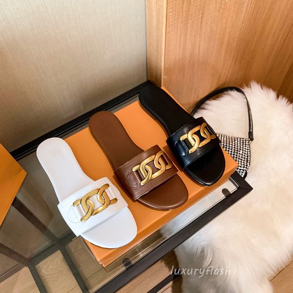 

luxurys designers comfortable slippers 2021 fashion classic all-match quality sheepskin stepping beach shoes travel essential, Black