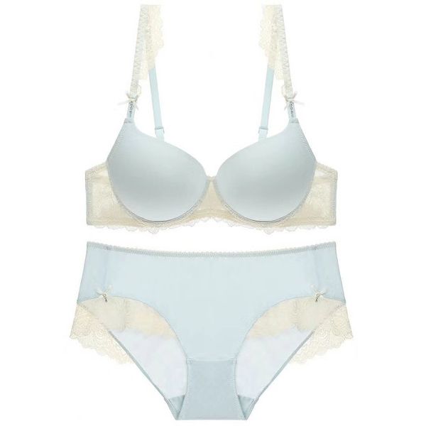 

fashion design new style fly shoulder beautiful lace bra set, Red;black