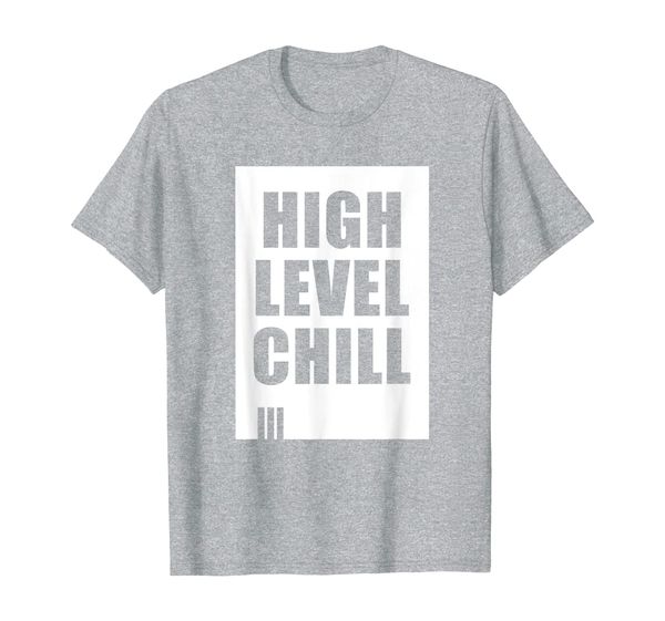 

jiu jitsu chill vibes - bjj high level chill on the mat t-shirt, White;black