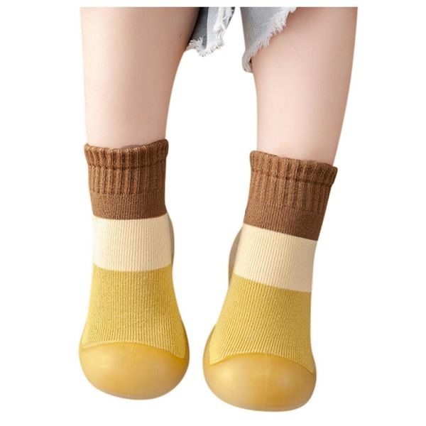 

first walkers autumn winter born baby girls boys solid breathable socks floor shoes kids prewalker infant