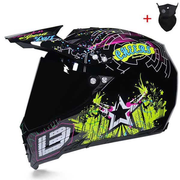 

motorcycle helmets full face helmet, men's off road racing helmet downhill cross casco moto atv adult