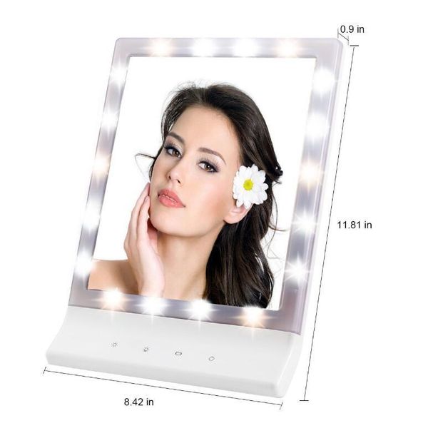 

compact mirrors love 18 color led bright makeup mirror european girl beauty