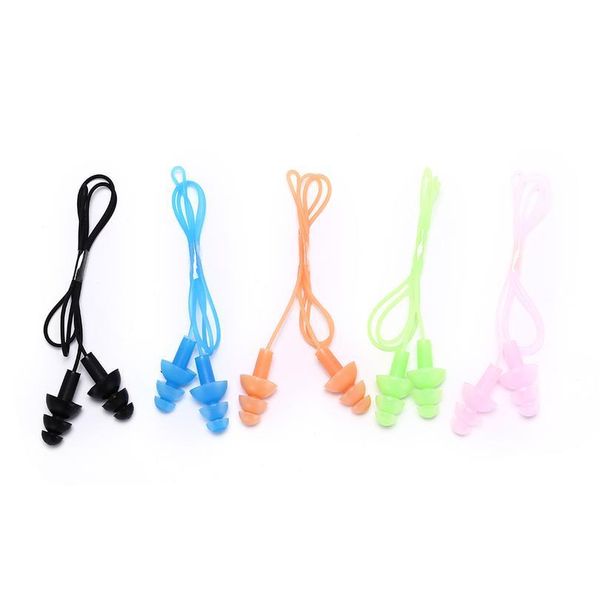 

2018 1pcs universal soft sile swimming ear plugs earplugs pool accessories water sports swim ear plug jllmyp