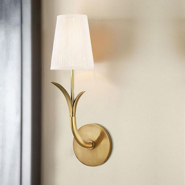 

wall lamp nordic ameican country personalize full copper led sconce el beside mirror home decor modern lighting fixture
