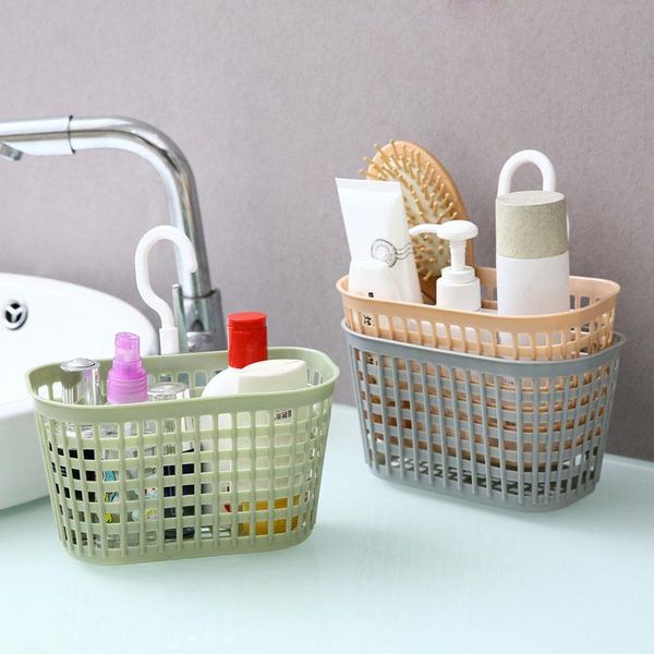 

storage baskets sundries hanging basket drain bag bath sink holder soap kitchen bathroom organizer
