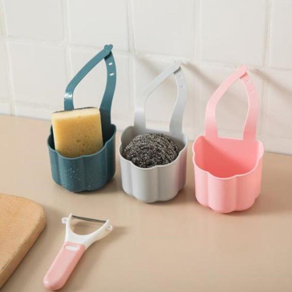 

storage baskets kitchen sink drain rack sponge soap debris plastic hanging basket faucet organizer shelf portable home tool