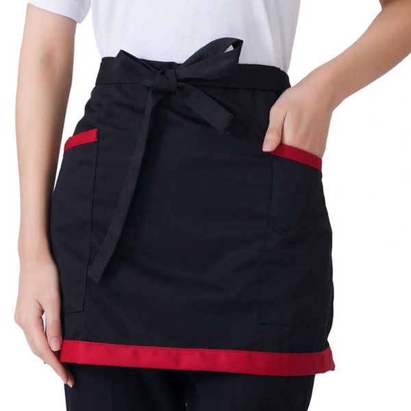 

cooking apron soft with tether household short waist apron for kitchen or l