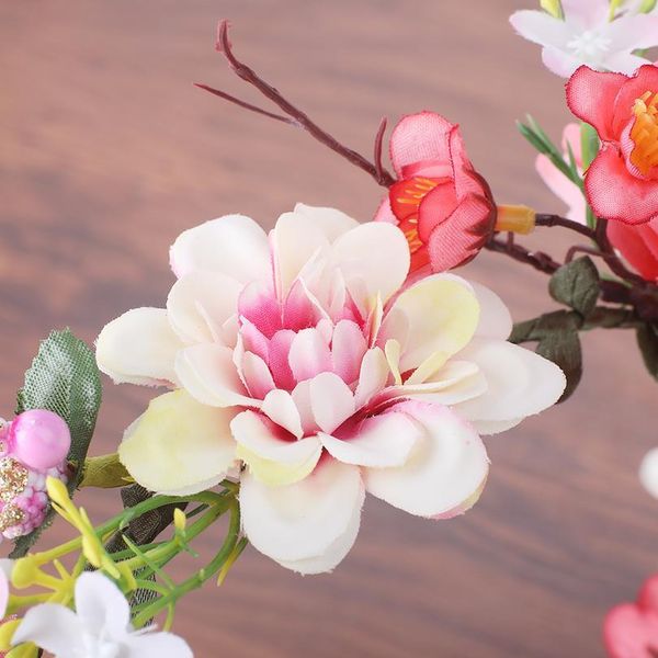 

haimeikang handmade fabric flower crown bridal hair accessories prom flower garland for kids health flowe qylvpv