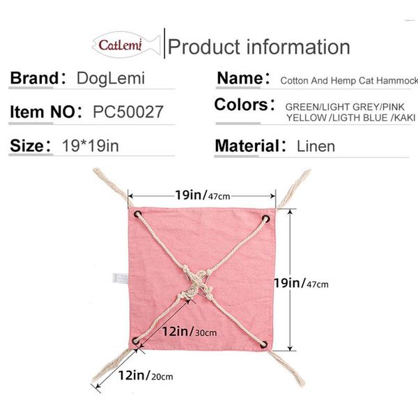 

cat beds & furniture cage hammock pet hanging bed sleeping swing chair breathable comfy for kitten products sale set xqmg