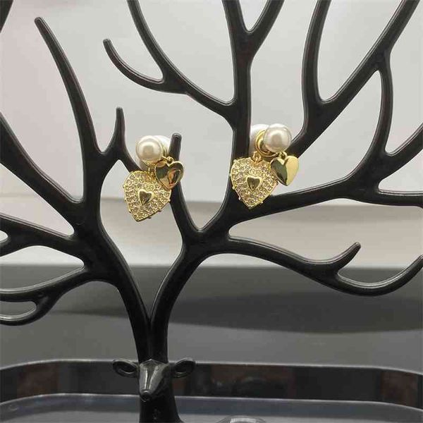 

75% off outlet online family letter pearl earrings, Silver