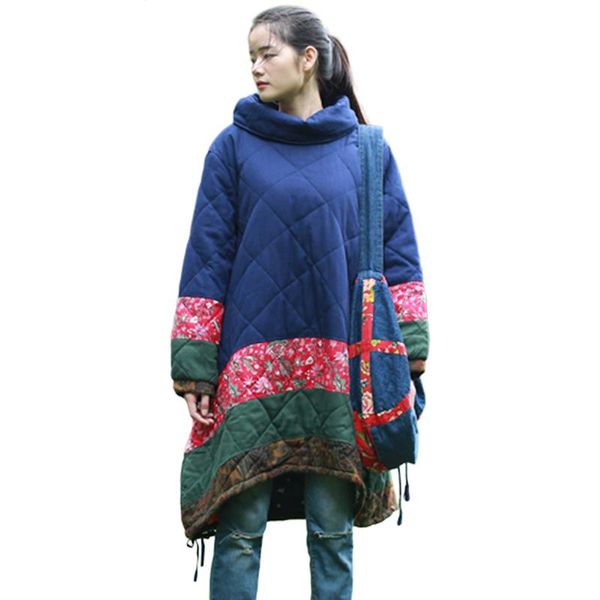 

casual dresses women winter dress pullover vestidos loose cotton-padded style 3 colors, Black;gray