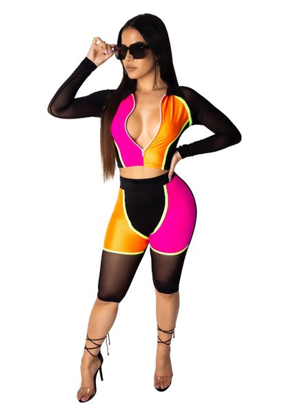 

2021 new spring summer women two piece set and pants plus size outfits tracksuit sweatsuit outfit patchwork color sets 5n6y, White