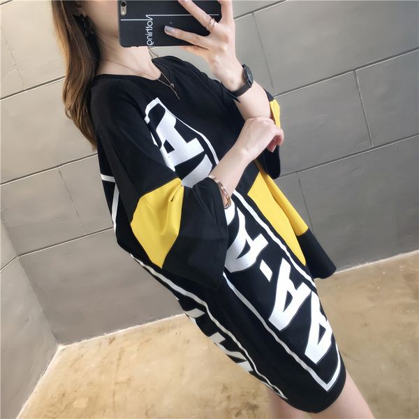 

new kpop 2021 harajuku hip hop letter printing women's t-shirt will see long open mangoes short japanese schoolgirl streetwear jblc, White