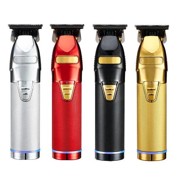

s9 professional hair trimmer cordless outliner beard clipper barber shop rechargeable hair cutting machine can be zero gapped 4 colors