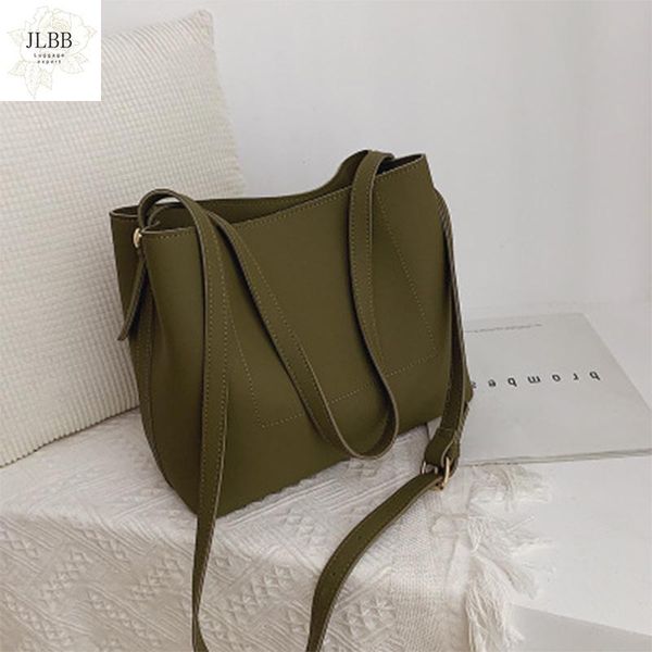 

large capacity women's shoulder bags casual pu soild crossbody bags for women fashion commuter tote lady purses and handbags