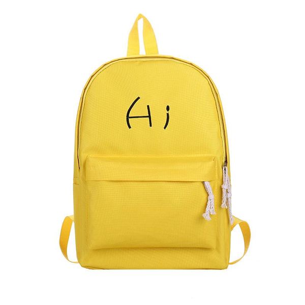 

outdoor bags fashion letter canvas women's backpack