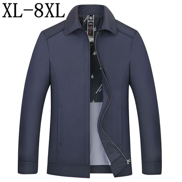 

men's jackets size 8xl 7xl 6xl 2021 arrival autumn business coats casual mens bomber jacket loose jaqueta masculino, Black;brown