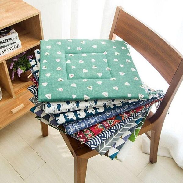 

cushion/decorative pillow nordic geometric pattern chair cushion office decor seat pads dormitory student stool cushions soft cotton line si