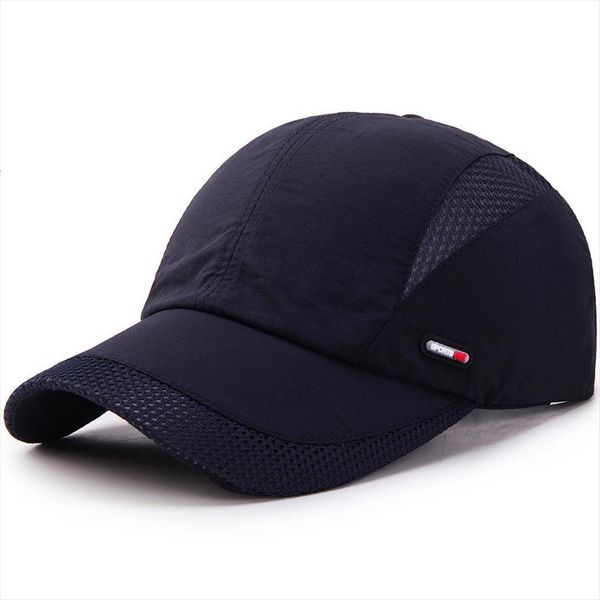 

Solid Color Summer Baseball Cap Adjustable Sunscreen Tactical Caps Hip Hop Hats Visor Hat For Men, Blue;gray