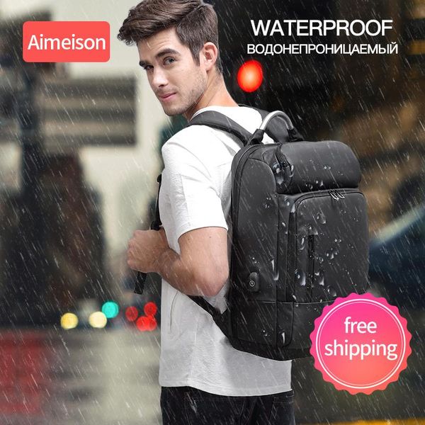 

backpack backpacking travel men lapwaterproof charging man bag