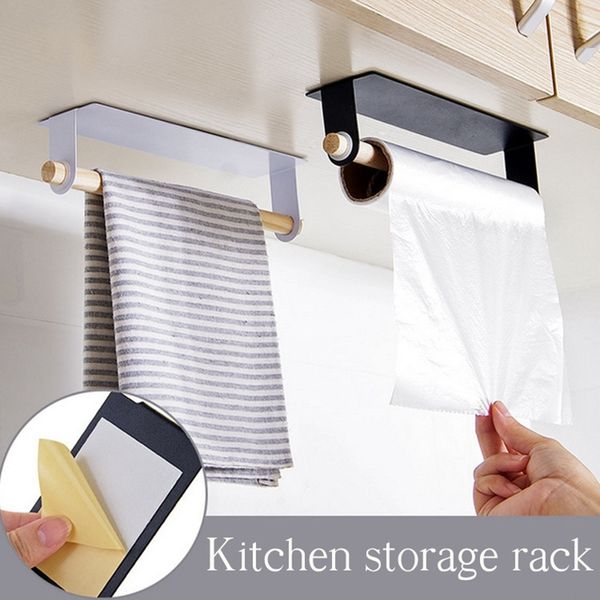 

wall holder towel hanger rack kitchen laps hanging holder storage rack organizer bath role paper rag holder towel rack