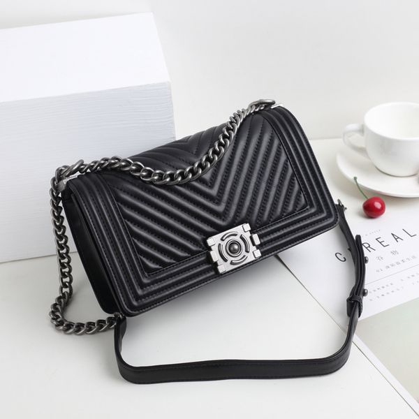 

luxury herme handbags and storage way women's strip sheepskin fashion spicy mother's versatile single shoulder ba