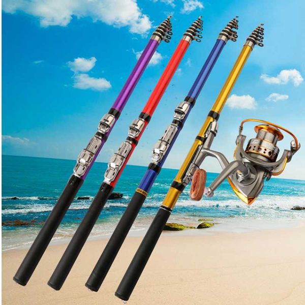 

boat fishing rods portable rock rod 1.5m1.8m2.1m2.4m2.7m3.0m tough glass fiber sea