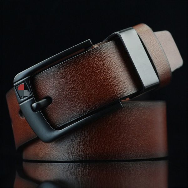 

new fashion men's belt with needle buckle casual belt for men brown black coffee 3 colors pd001, Black;brown